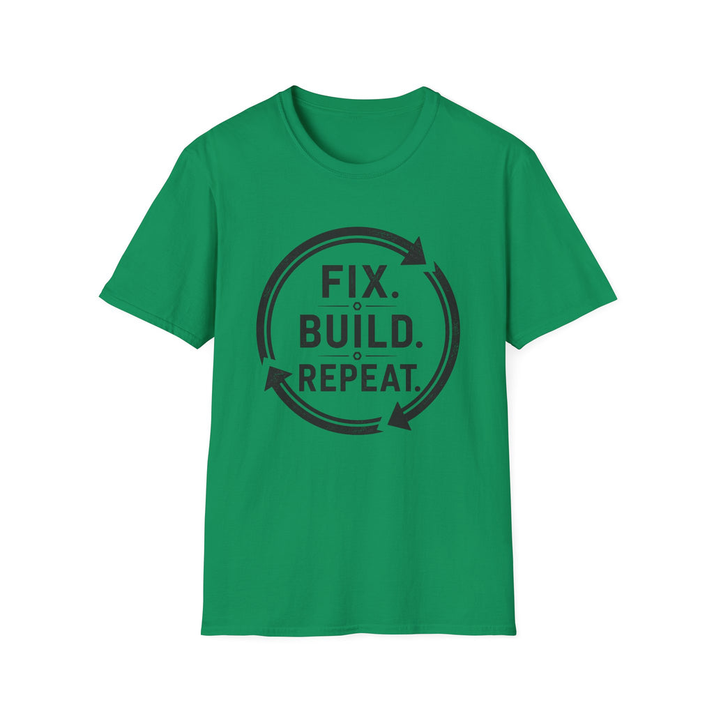 Fix Build Repeat T-Shirt