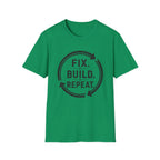 Fix Build Repeat T-Shirt