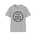 Fix Build Repeat T-Shirt