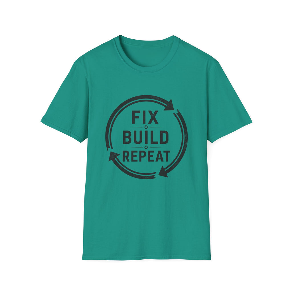 Fix Build Repeat T-Shirt