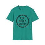 Fix Build Repeat T-Shirt