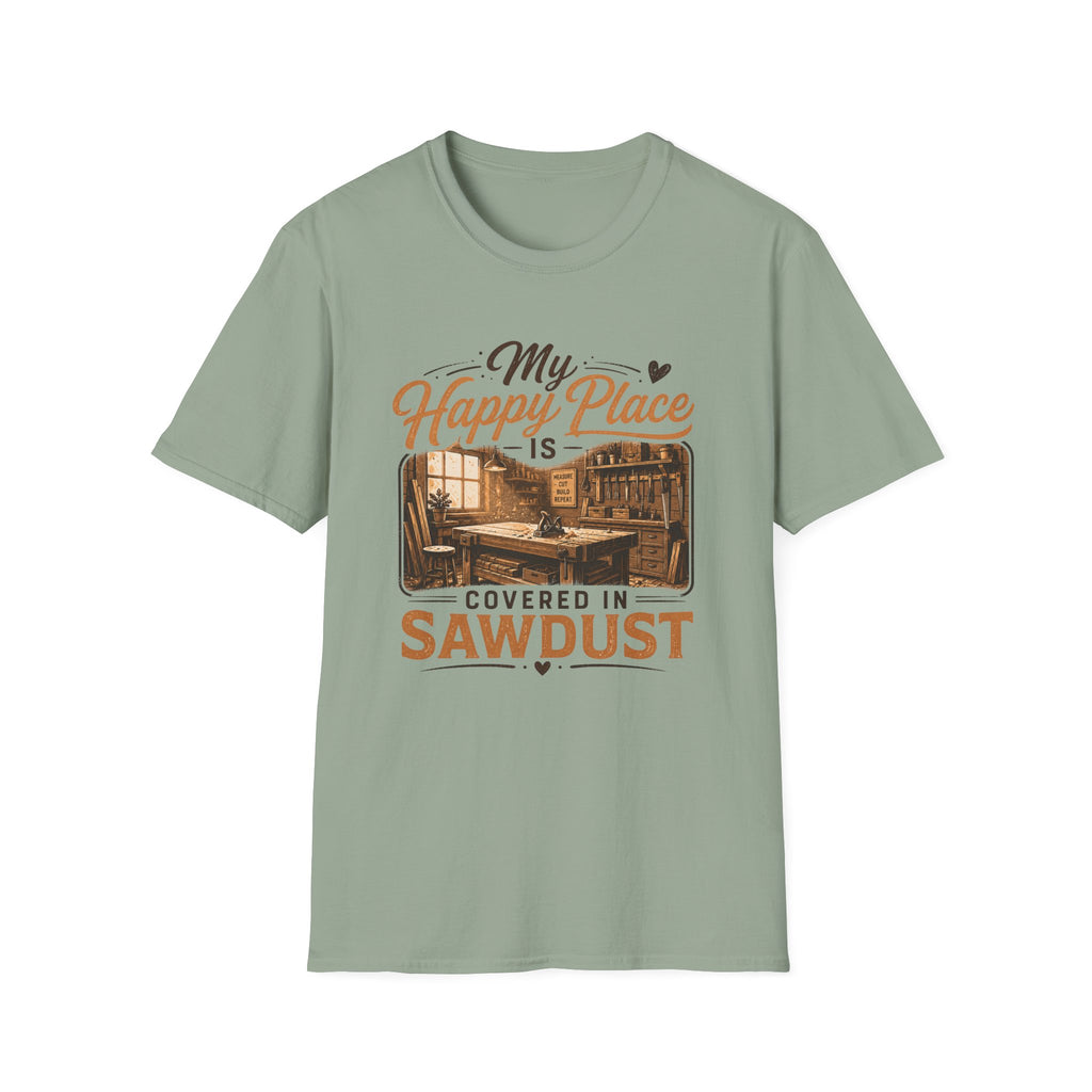 Happy Pace Is Covered In Sawdust T-Shirt