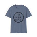Fix Build Repeat T-Shirt