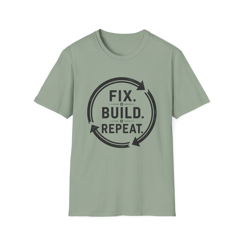 Fix Build Repeat T-Shirt