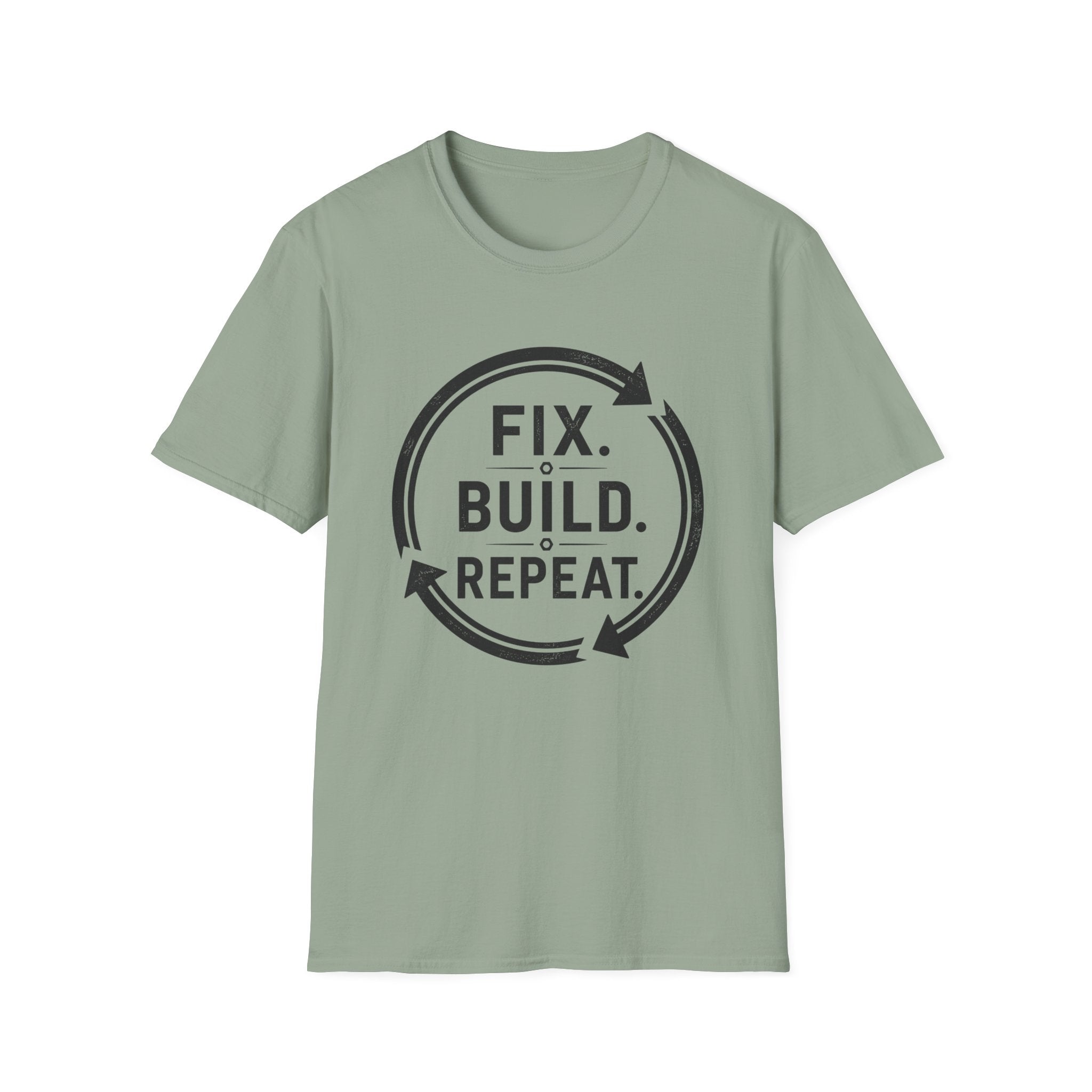 Fix Build Repeat T-Shirt