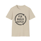 Fix Build Repeat T-Shirt
