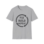Fix Build Repeat T-Shirt