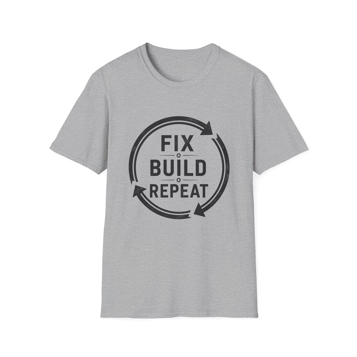 Fix Build Repeat T-Shirt