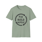 Fix Build Repeat T-Shirt