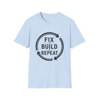 Fix Build Repeat T-Shirt