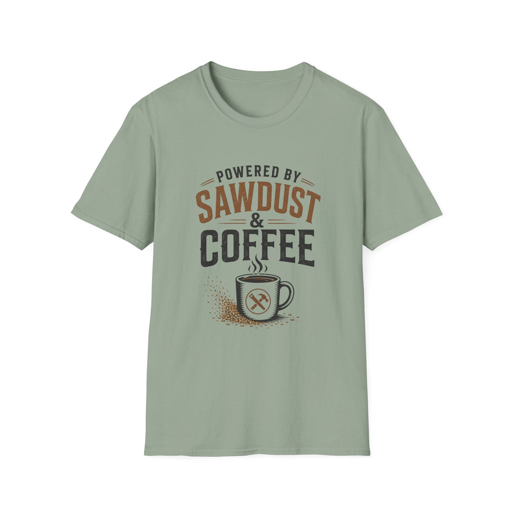 Powered By Sawdust & Coffee T-Shirt