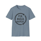 Fix Build Repeat T-Shirt