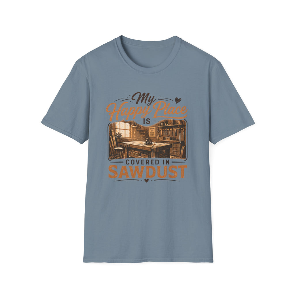 Happy Pace Is Covered In Sawdust T-Shirt