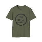 Fix Build Repeat T-Shirt