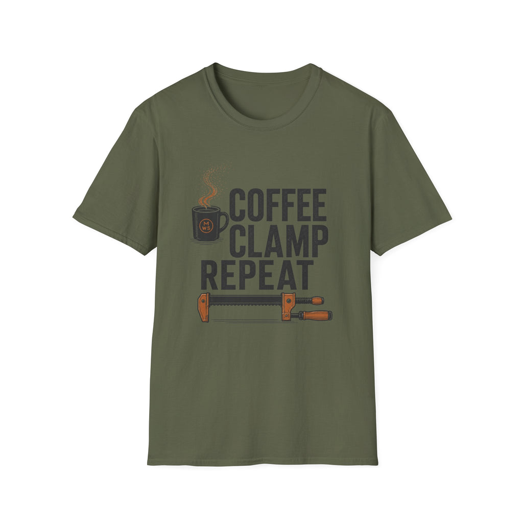 Coffee Clamp Repeat T-Shirt