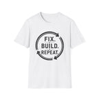 Fix Build Repeat T-Shirt