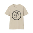 Fix Build Repeat T-Shirt