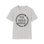 Fix Build Repeat T-Shirt