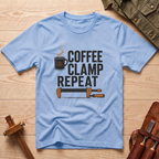 Coffee Clamp Repeat T-Shirt