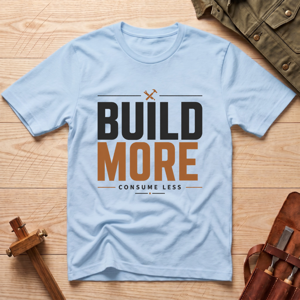 Build More, Consume Less T-Shirt