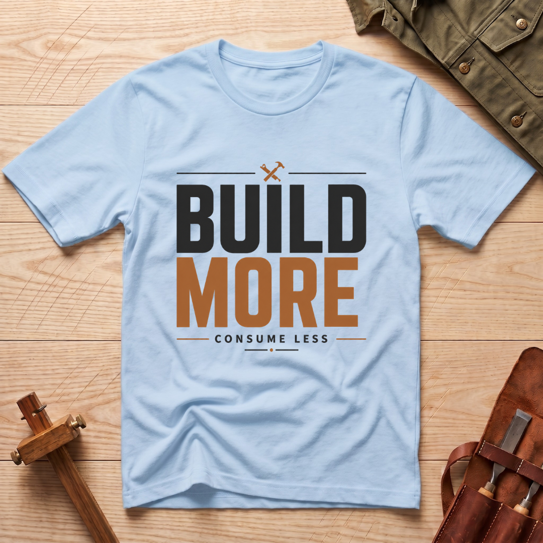 Build More, Consume Less T-Shirt