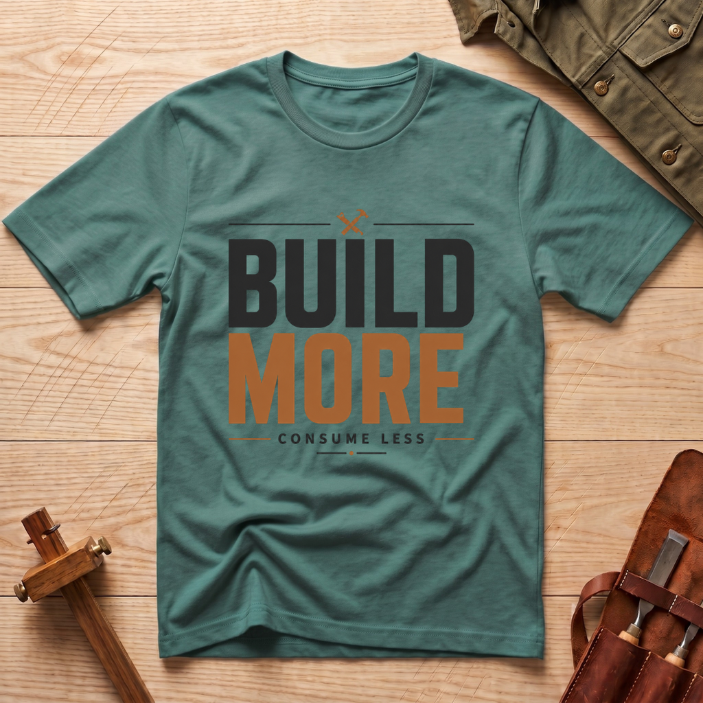 Build More, Consume Less T-Shirt