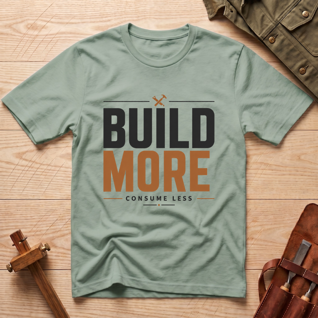 Build More, Consume Less T-Shirt