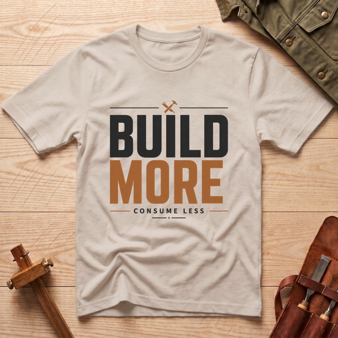 Build More, Consume Less T-Shirt