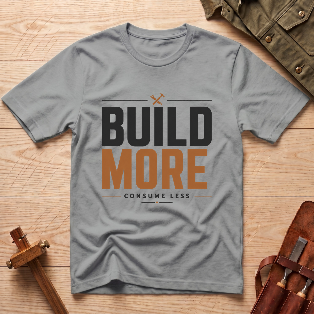Build More, Consume Less T-Shirt