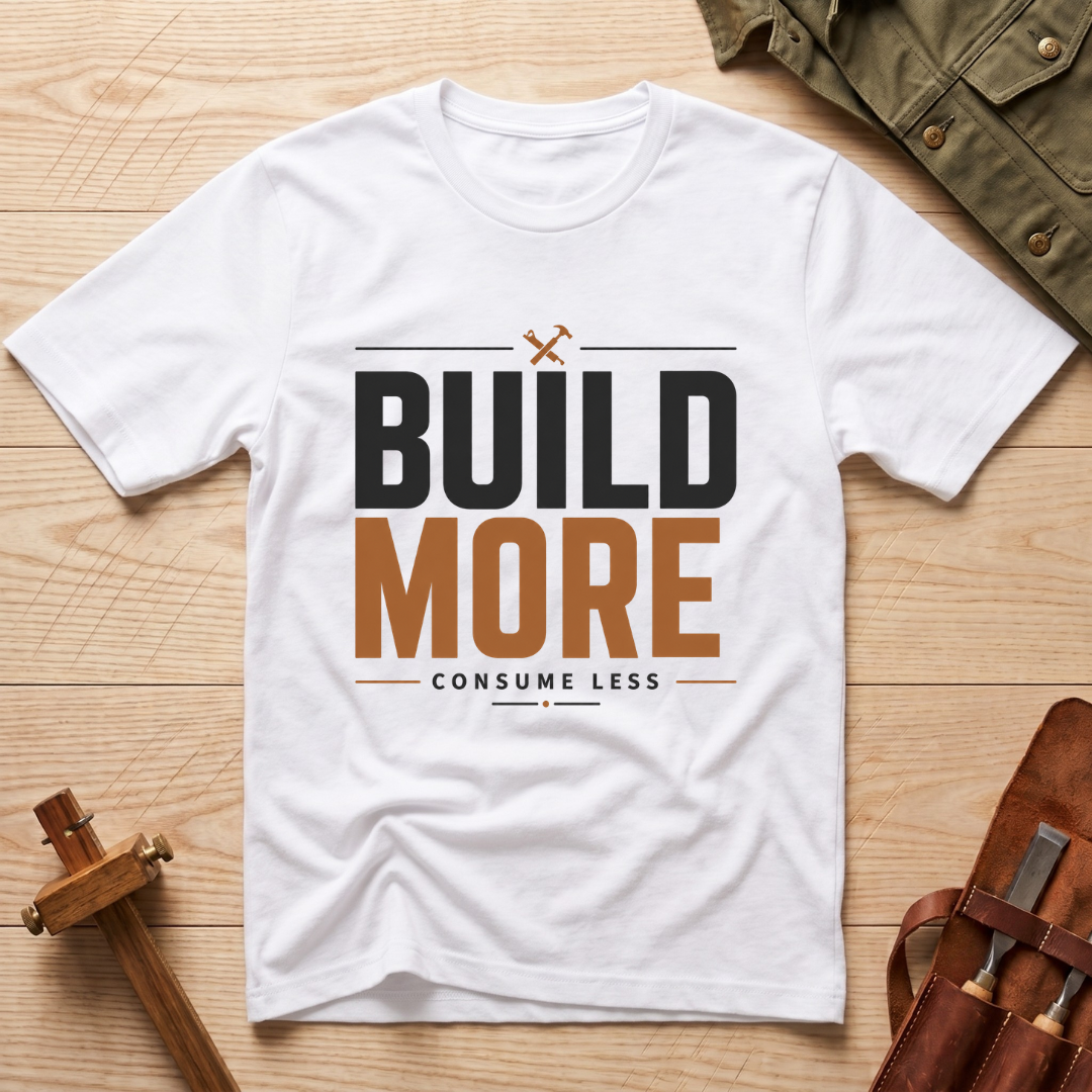 Build More, Consume Less T-Shirt